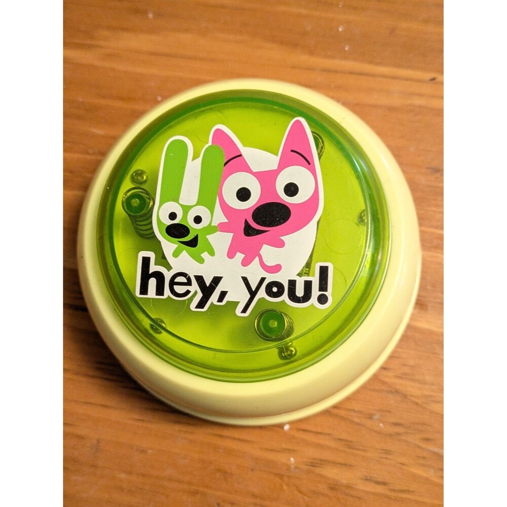 Hallmark Hoops & Yoyo Hey You Talking Desk Push Button TESTED + WORKS Y2K